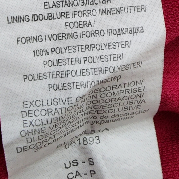 The Bikini lab bikini top fuscha/burgundy/purple with neutral crochet si… - Picture 6 of 9